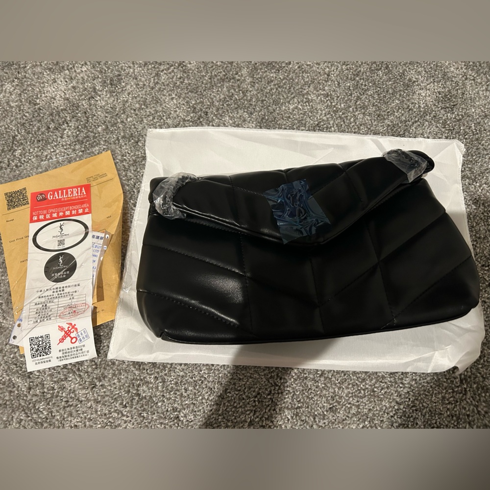 Quilted two way shoulder bag